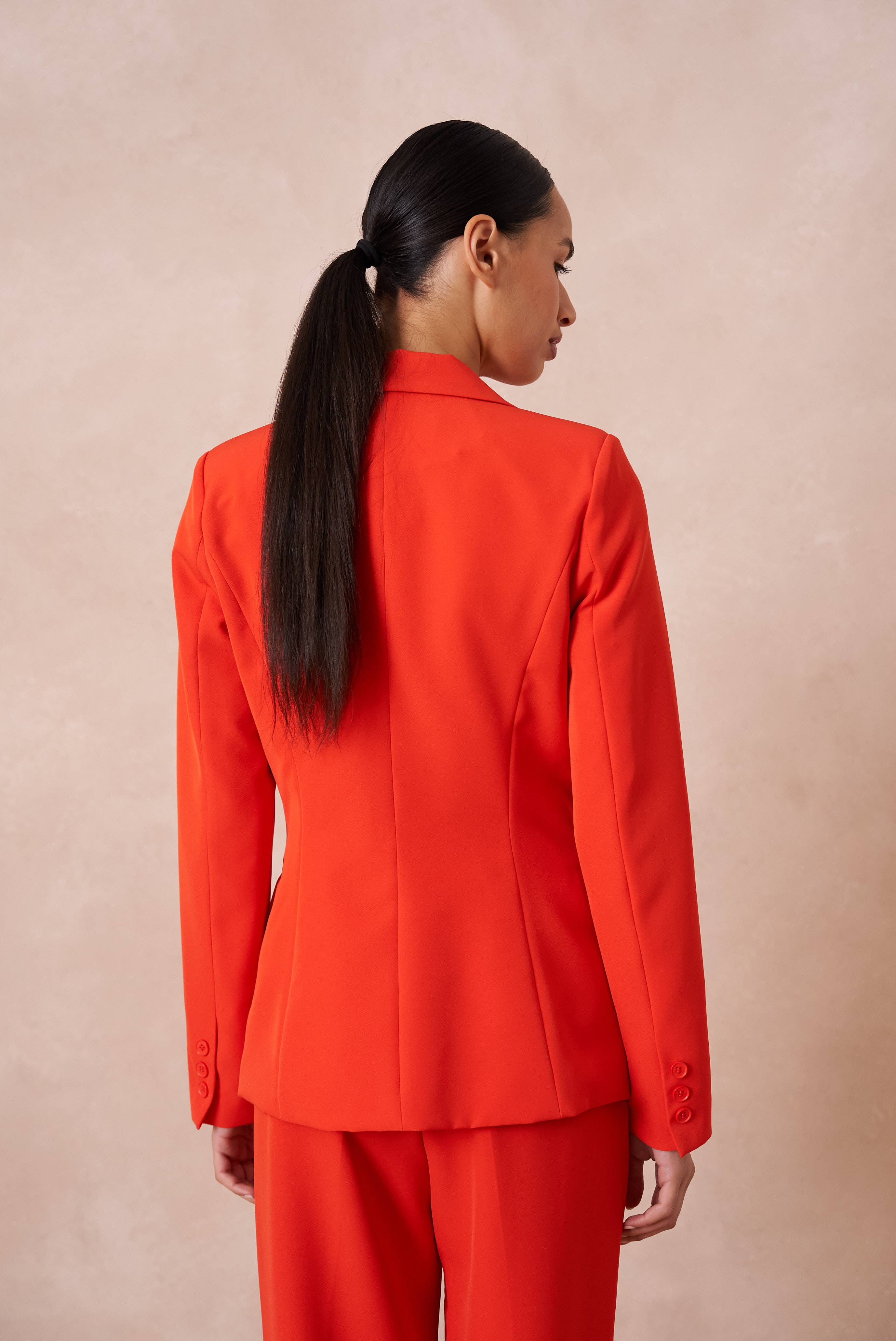 Attentif Paris - Wholesale Suit Jacket - Women's - [Timeless] Fitted single-button plain jacket28