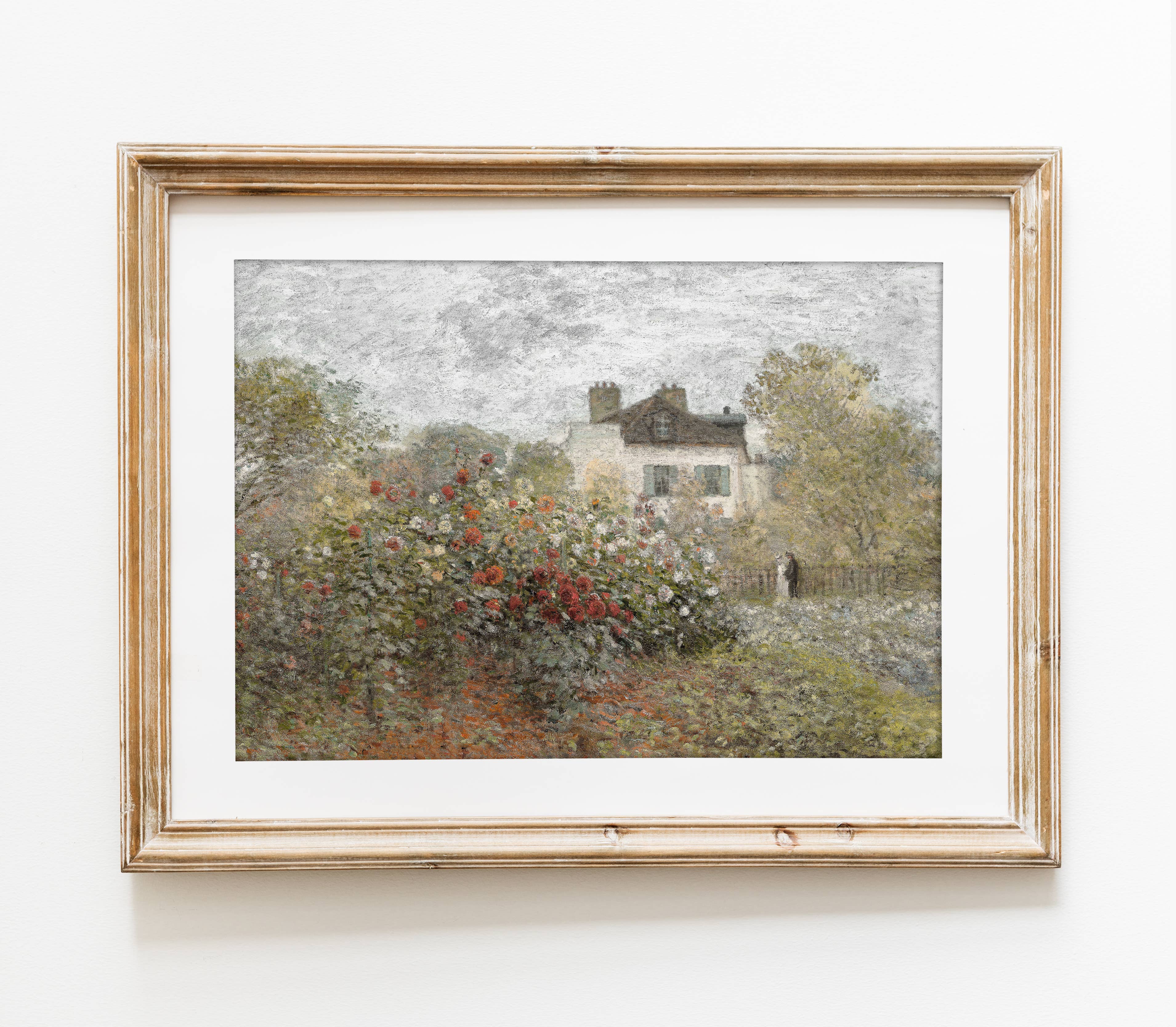 Hyggely – Großhandel Kunstdruck – Cottage-Blumenölgemälde | Gedämpfter Landschaftskunstdruck L2243