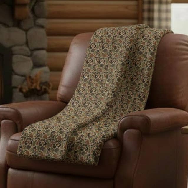 Old Skool Duck Camouflage Fleece Throw Blanket (Two Size Options) for wholesale by Grassy Creek Designs