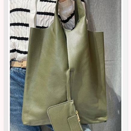 Z et Z - Vendita all'ingrosso Marsupio - Donna - Borsa tote in pelle granulata o pelle iridescente12