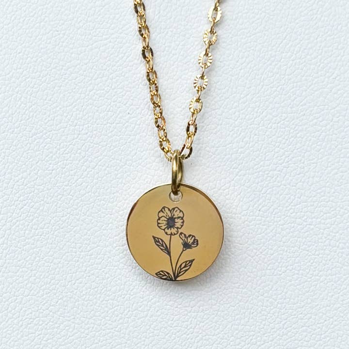 Pansie halskæde - Rustfrit stål for engroshandel hos Arthousefern