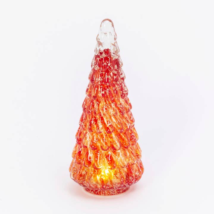 Promo 9.5"H B/O Lighted Handblown Gl for wholesale by The Gerson Companies