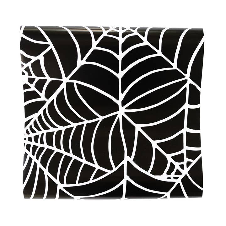 My Mind’s Eye - Wholesale Disposable Table Cover/Runner - WHH1020 - Witching Hour Spider Web Paper Table Runner0