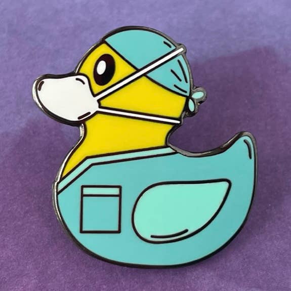 Surgical Ducky Pin for wholesale by Rad Girl Creations