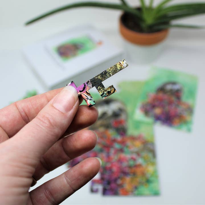 Stop and Smell the Ranunculus Jigsaw Puzzle - 173 Pieces for wholesale by Bewilderness