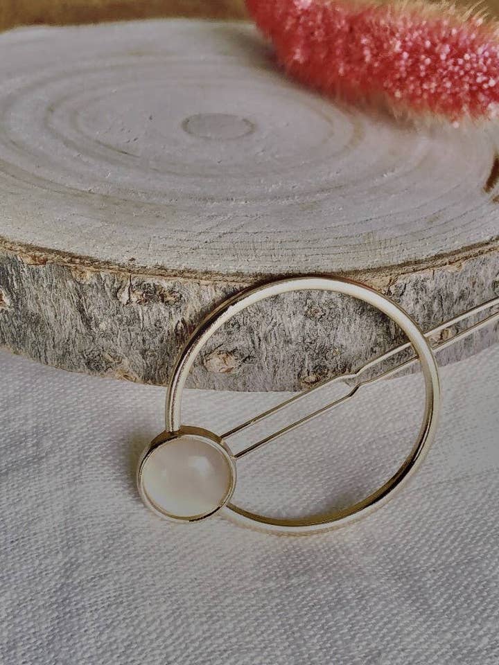 Angelina guld messing klip for engroshandel hos Noosa