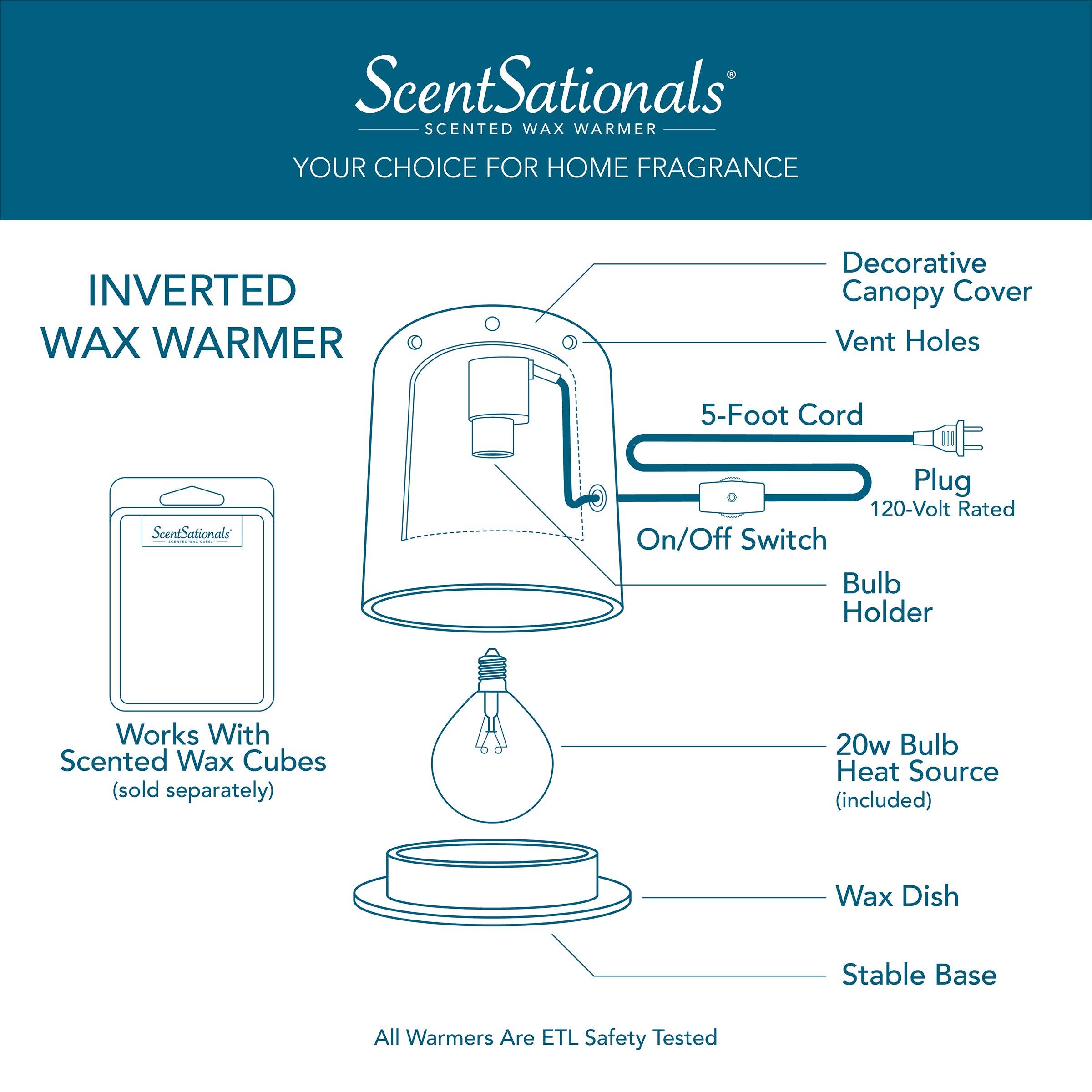 ScentSationals - Wholesale Wax Warmer - Noche de Calavera Fragrance and Wax Electric Warmer6