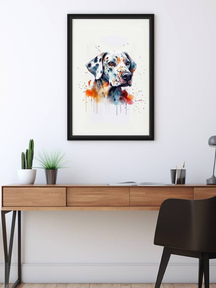 Edith - Colourful Dog Print for wholesale by Homemade Hollydays Wholesale