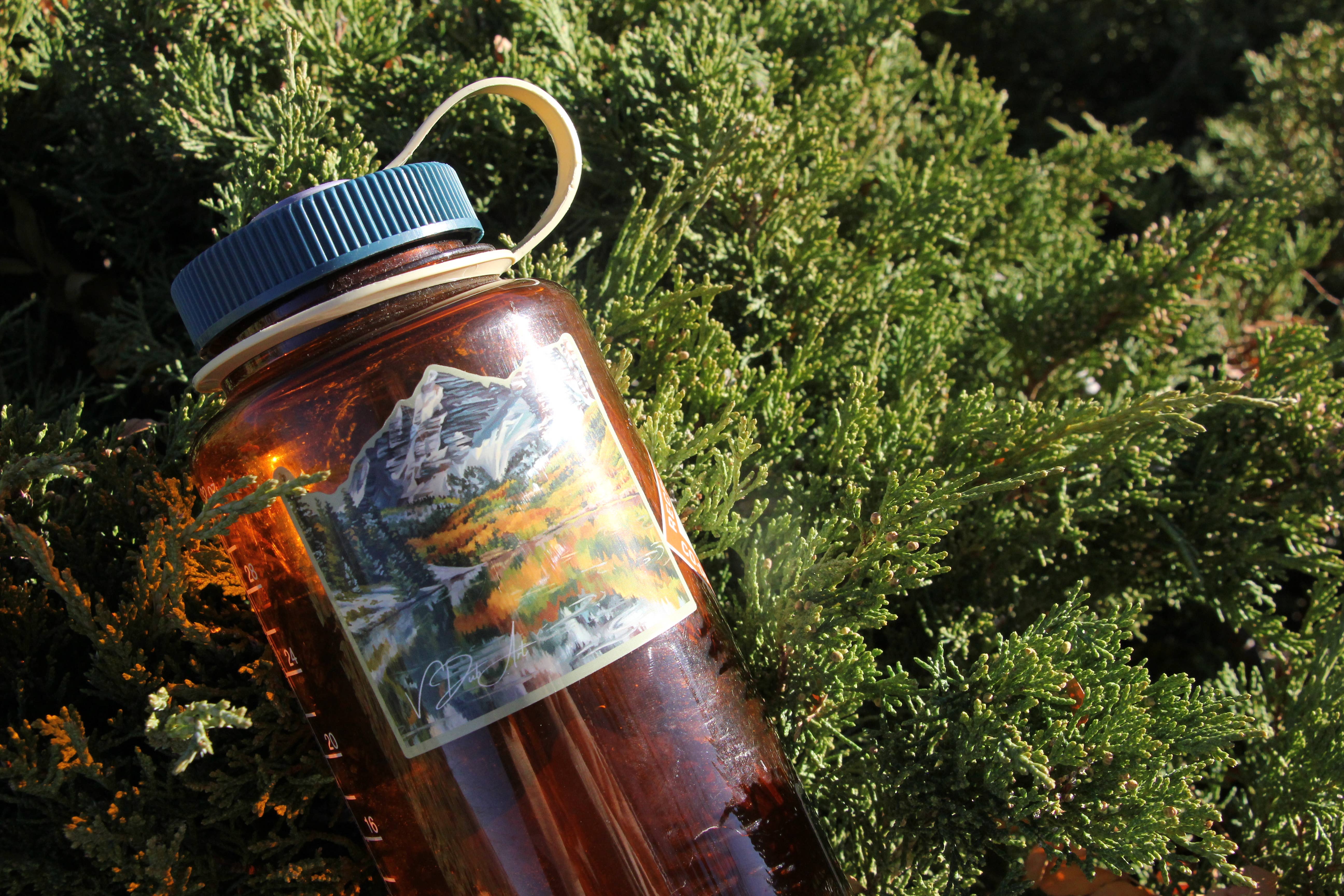 V Dub Art - Wholesale Sticker - Fall in the Bells (Maroon Bells) Vinyl Sticker2