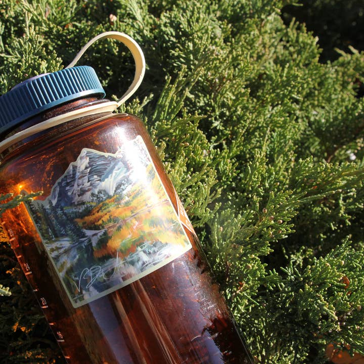 V Dub Art - Wholesale Sticker - Fall in the Bells (Maroon Bells) Vinyl Sticker2