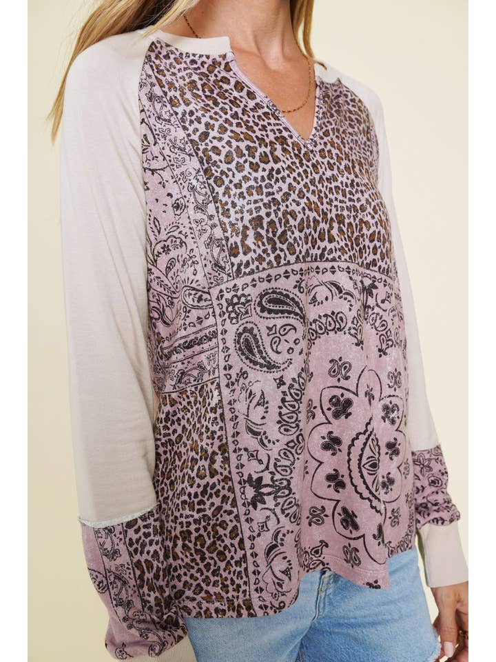 Mystree - Wholesale Knit Top - Women's - 55908 Mixed Media Top
