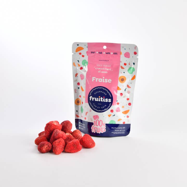 SAS Fruitiss - Wholesale Dried/Dehydrated Fruit - Granulés fraises lyophilisées1