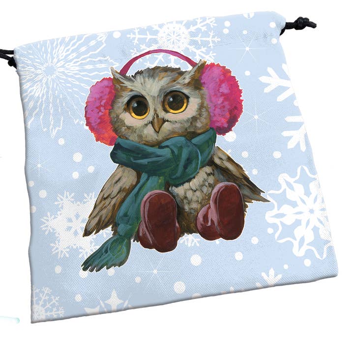 Steve Jackson Games - Wholesale Dice - Deluxe Dice Bag: Festive Owls