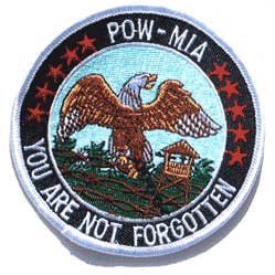 POW-MIA You Are Not Forgotten for wholesale by Military Patches & Pins