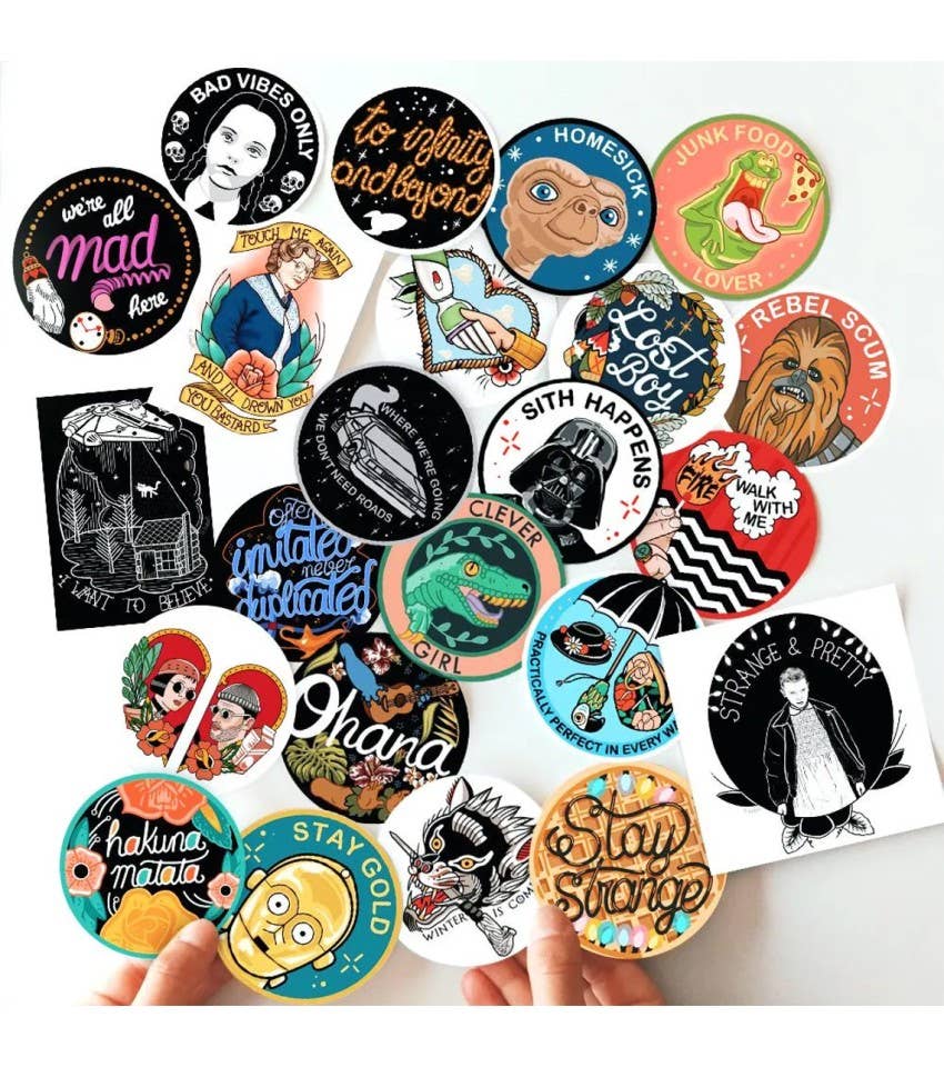 La Barbuda - No U.S. custom fees - Vente Autocollant - Autocollant vinyle Mononoke Fan Art « Fight Like a Girl » découpé1