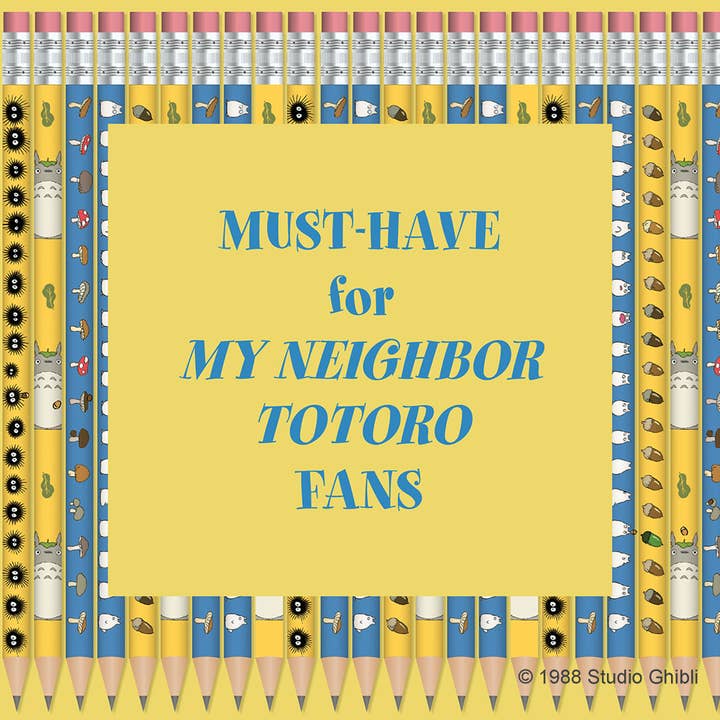 Chronicle Books - Wholesale Pencil - My Neighbor Totoro Pencils5