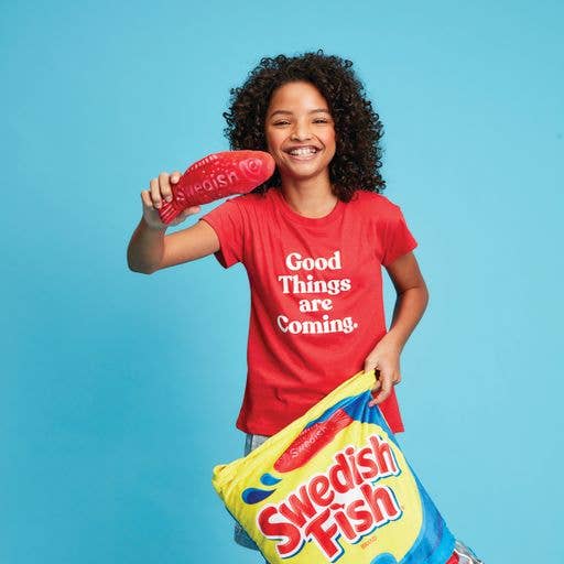 Iscream - Wholesale Stuffed/Plush Toy - Kids & Baby - SWEDISH FISH PACKAGING FLEECE PLUSH