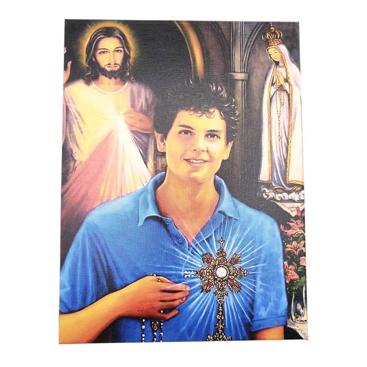 Costa Articoli Religiosi - Wholesale Art Print - San Carlo Acutis painting print on canvas - various sizes1
