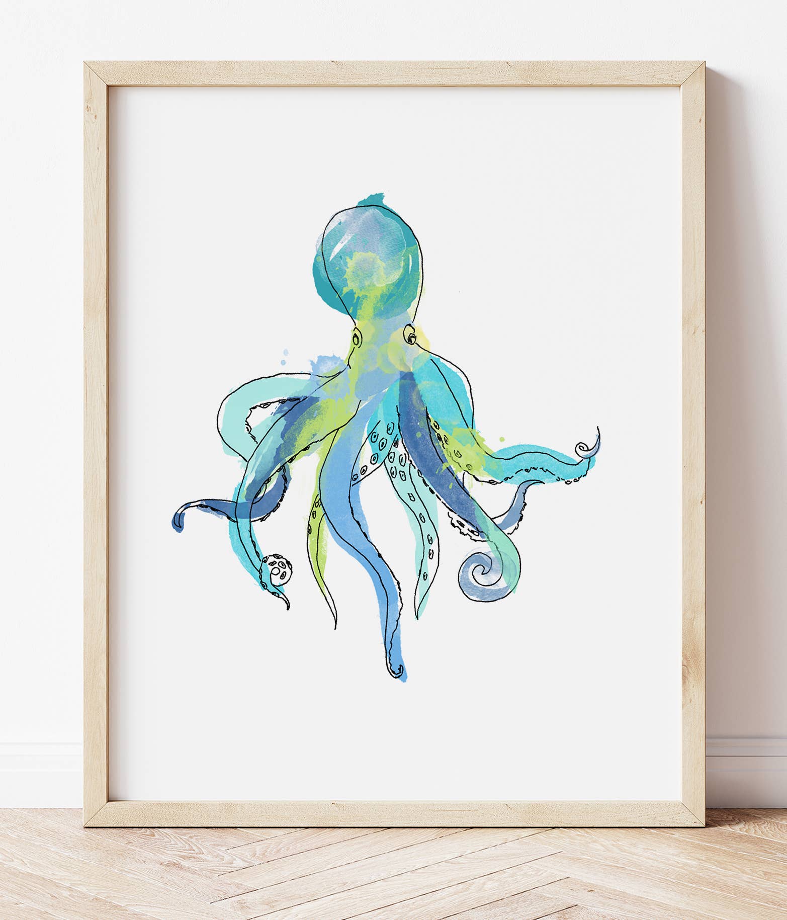 M Design Studio Gifts - Wholesale Art Print - Octopus Art Print1