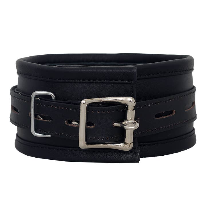 The Master Tanners - Wholesale Sex Toy - Leather Wrist Ankle Cuffs Neck Collar Restraint Bondage Set