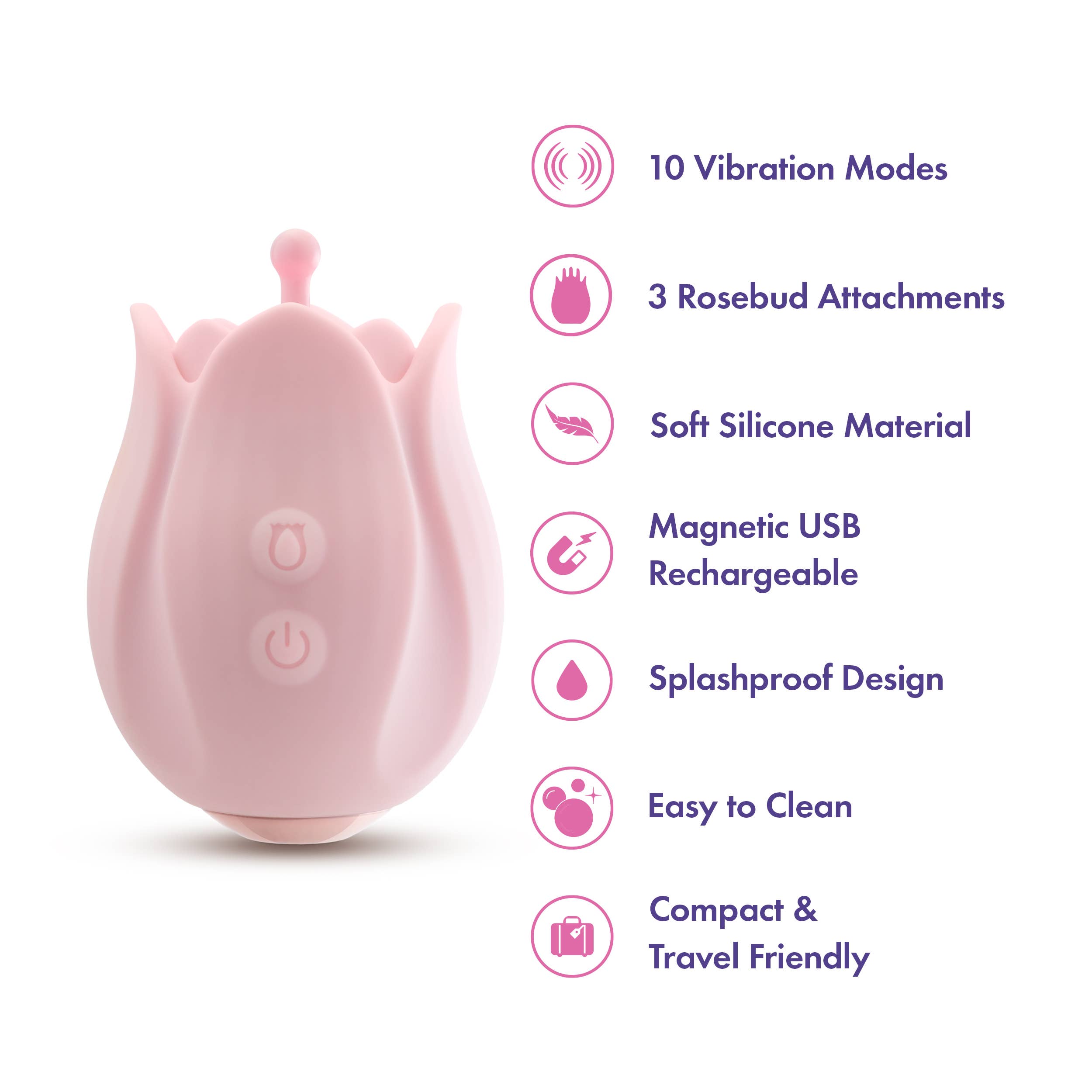 Blush - Wholesale Sex Toy - Play With Me - Romantic Rose - Pink8