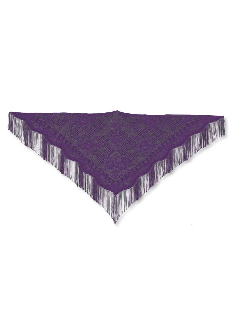 Heritage Lace - Wholesale Wrap - Women's - Dynasty 41x84 Red Purple Lace Shawl Wrap1