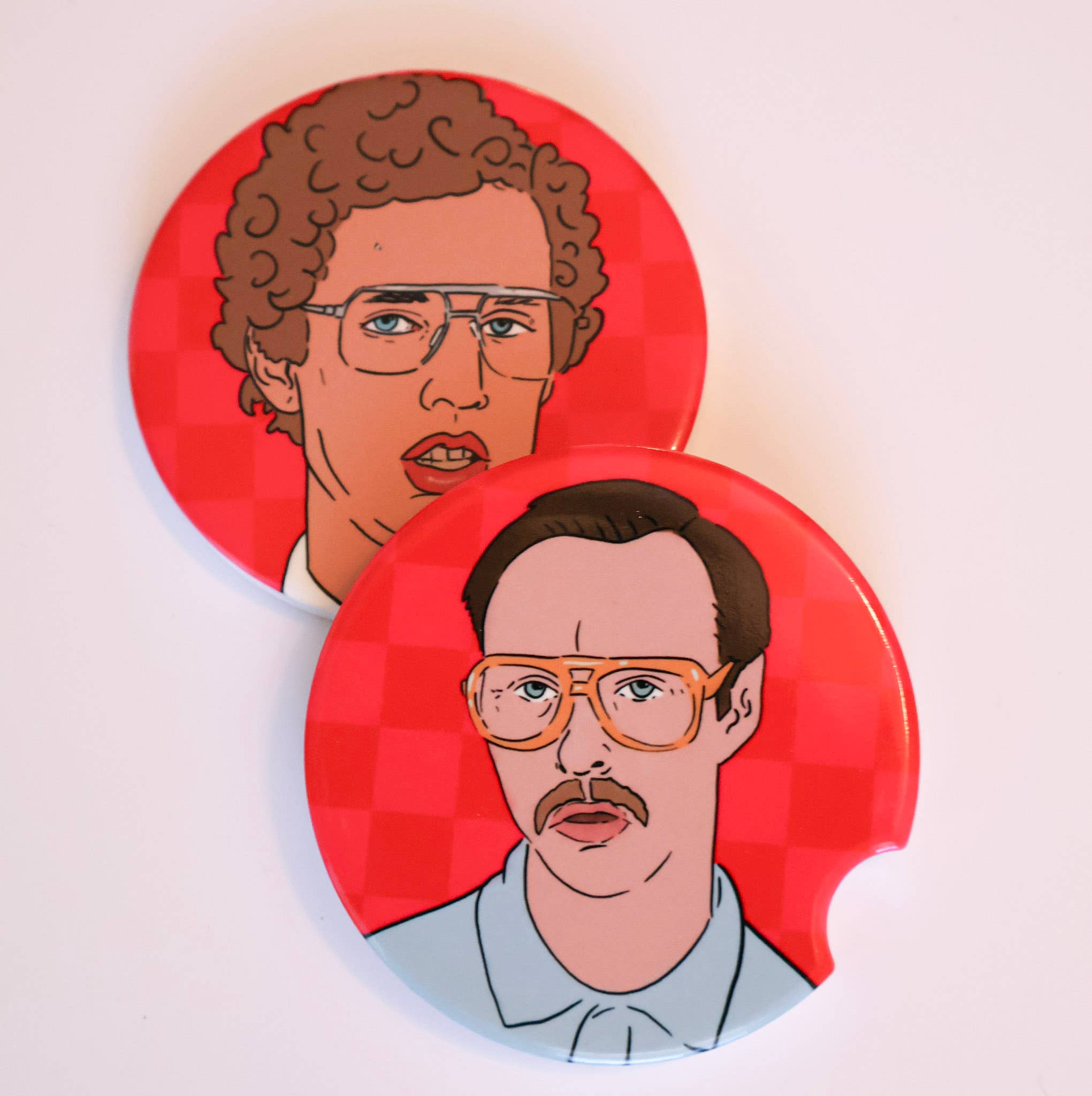 Gaec Studio - Wholesale Car Coaster - Unisex - Napoleon and  Kip Pop Culture - Car Coasters Set of 22