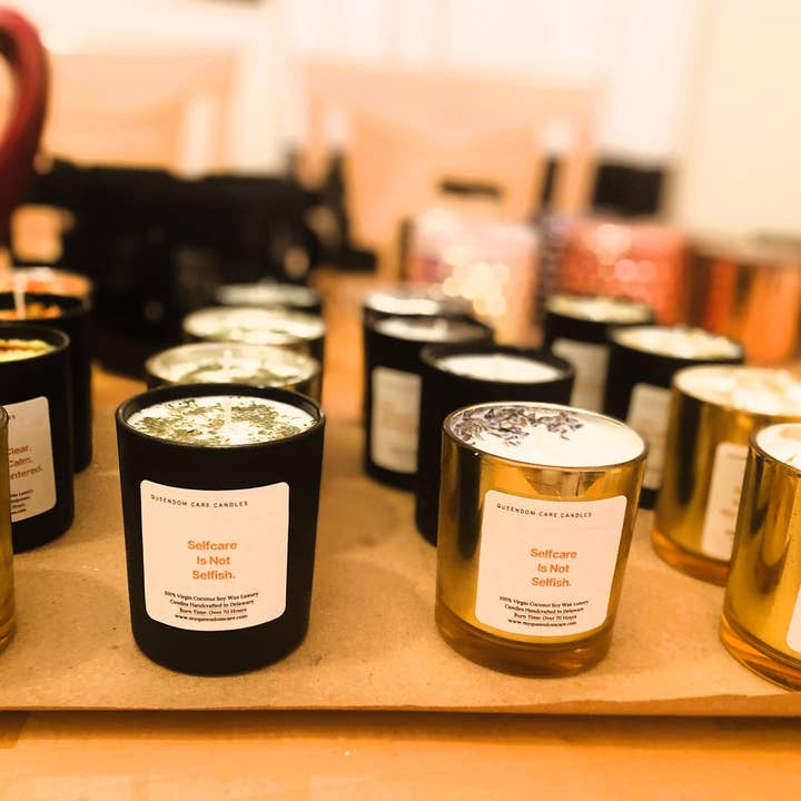 Bekræftelse stearinlys for engroshandel hos Queendom Care