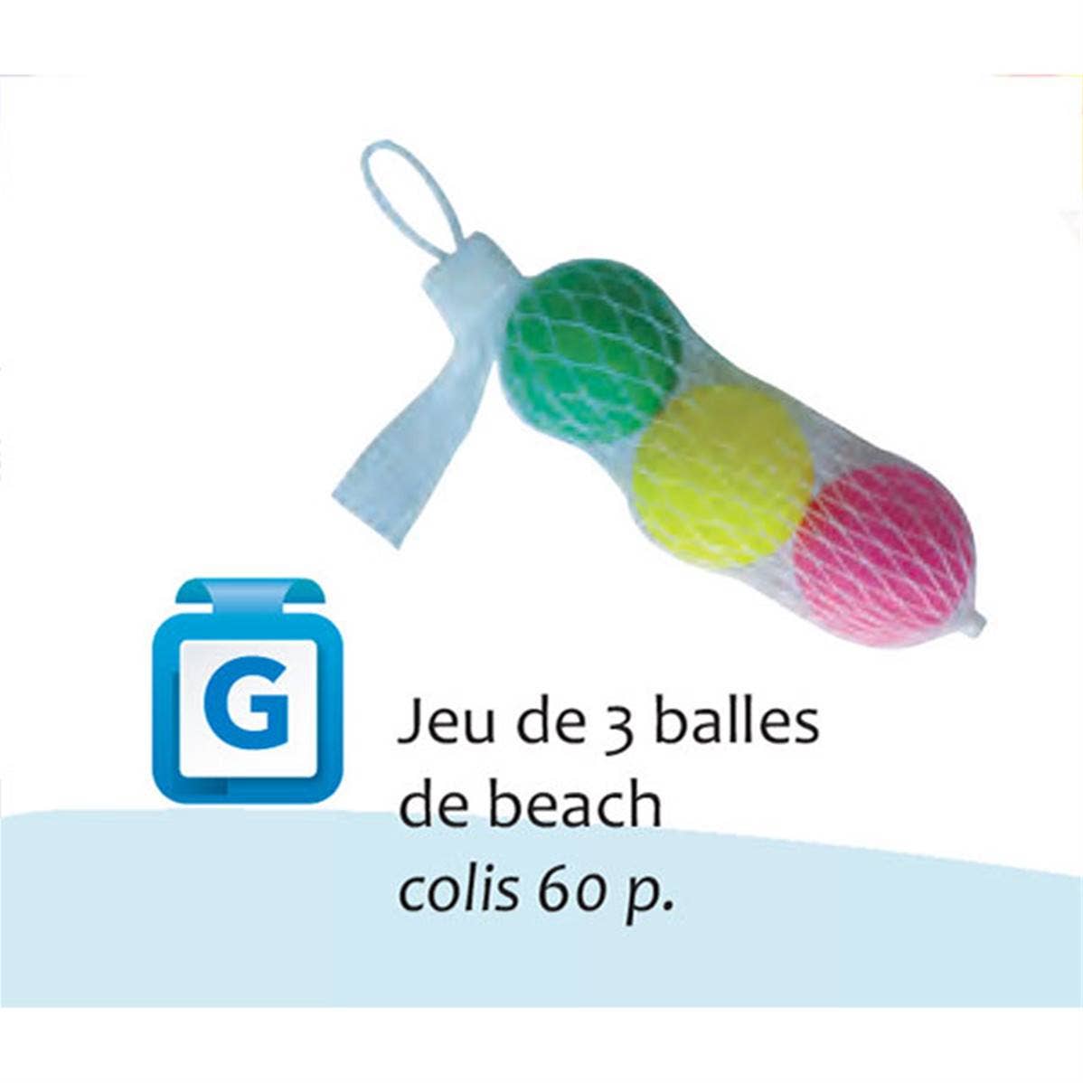 TSJJ - Wholesale Beach/Pool Toy - Kids & Baby - Beach 3 Ball Net0