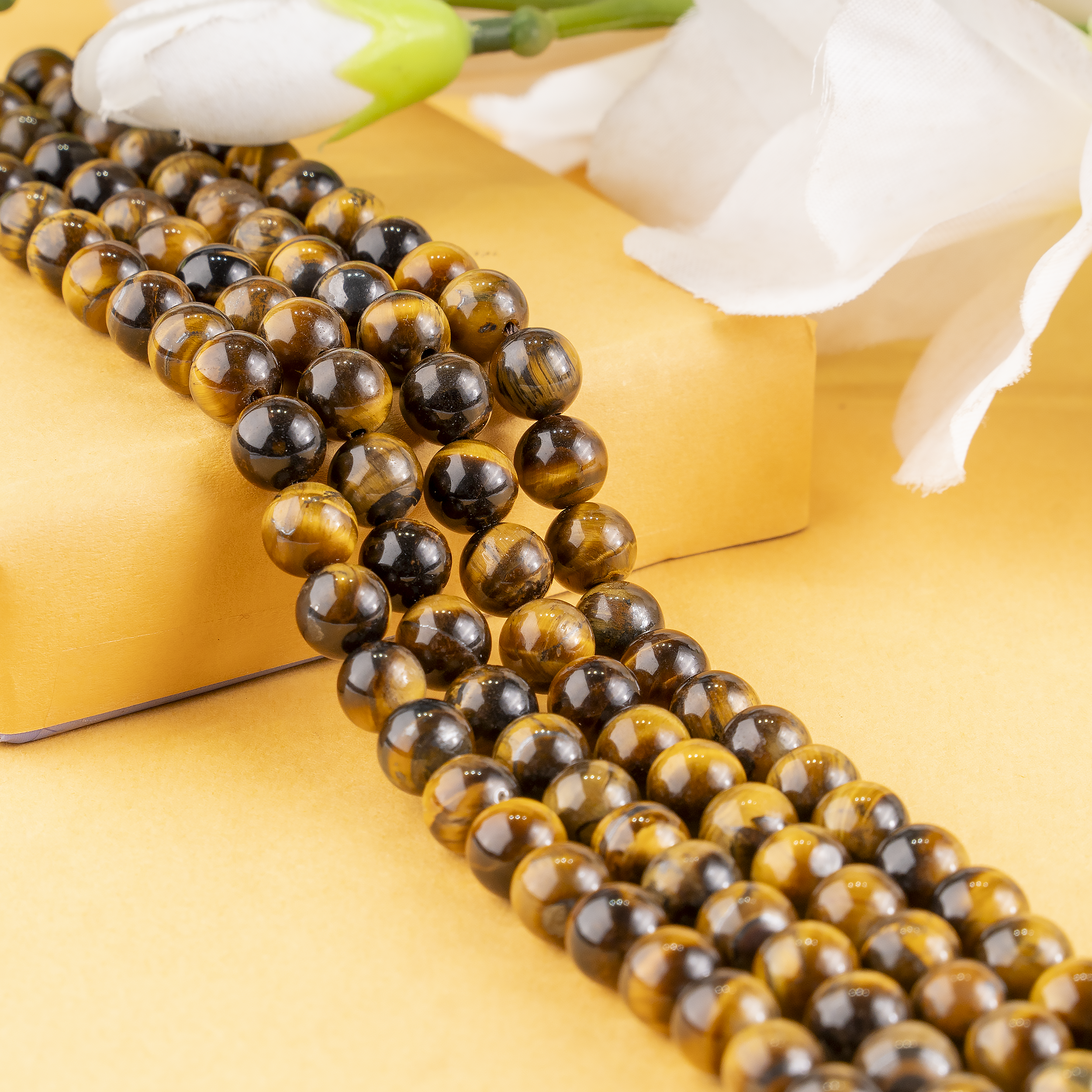 Soothing Crystals Beads - Vente Perle - Perles de Bijoux en Cristal | Œil de Tigre | Perles de Pierres Précieuses de Guérison9