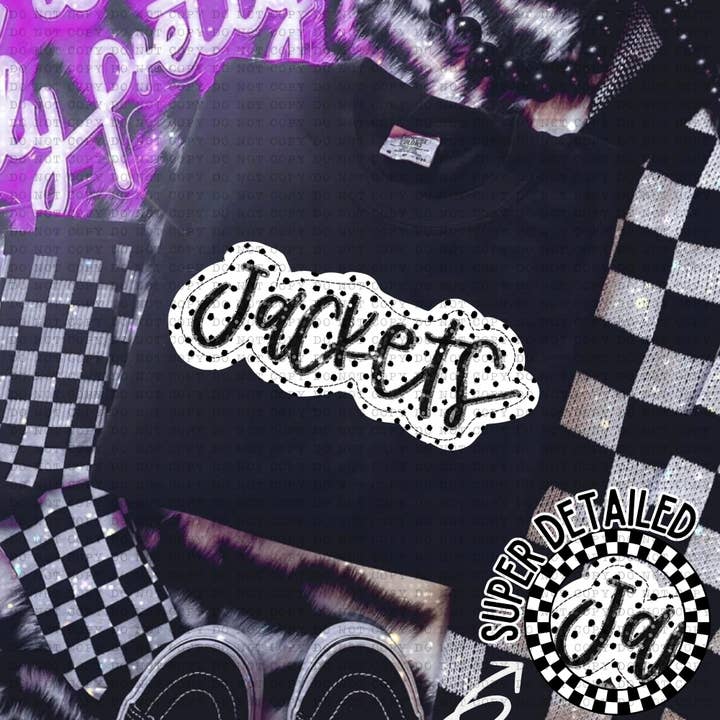 Simple Tymes – Engroshandel Sublimationstryk – Dotted Applique Teams DTF-print35