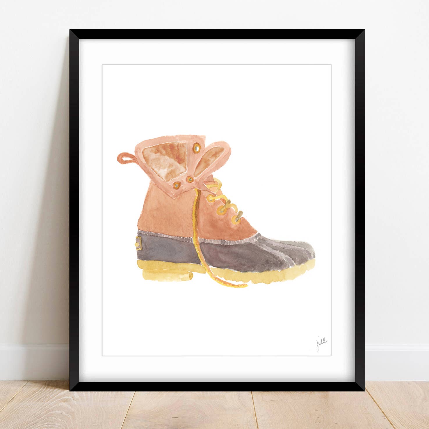 Gert & Co - Wholesale Art Print - Bean Boot Art Print | Bean Boot Maine Wall Art | 11"x14"1