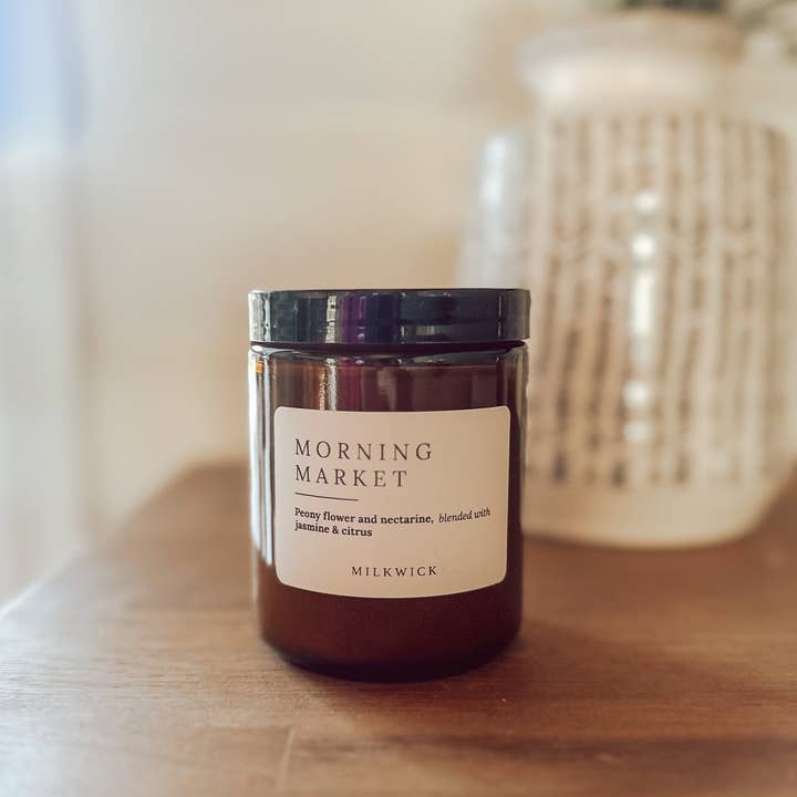 M I L K W I C K - Wholesale Jar/filled candle - Morning Market2