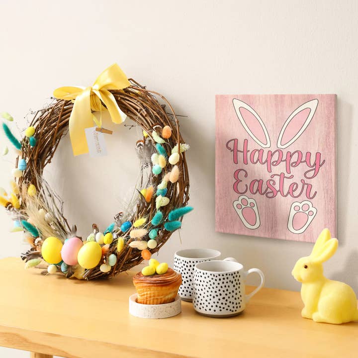 JennyGems - Wholesale Sign - Happy Easter Wooden Sign6