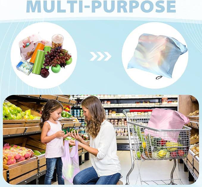 Crover - Wholesale Grocery/Shopping Bag - Foldable, Washable Reusable Grocery Tote5