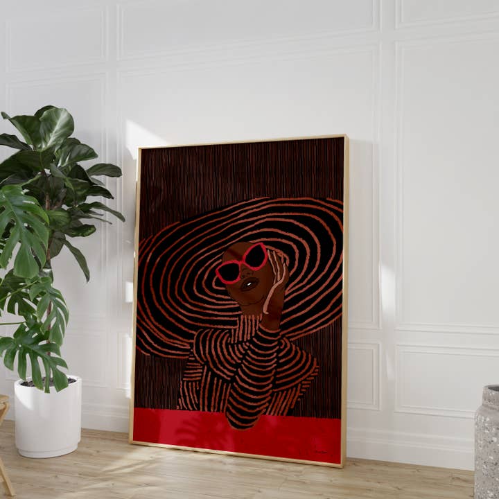 Impression artistique d'Imani Brown pour la vente par DorcasCreates