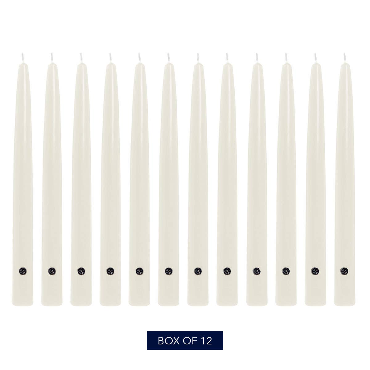 MVP Group International INC - Wholesale Tapered Candle/Candlestick - White Unscented Handipt Taper Colonial Candle, 12 inch1