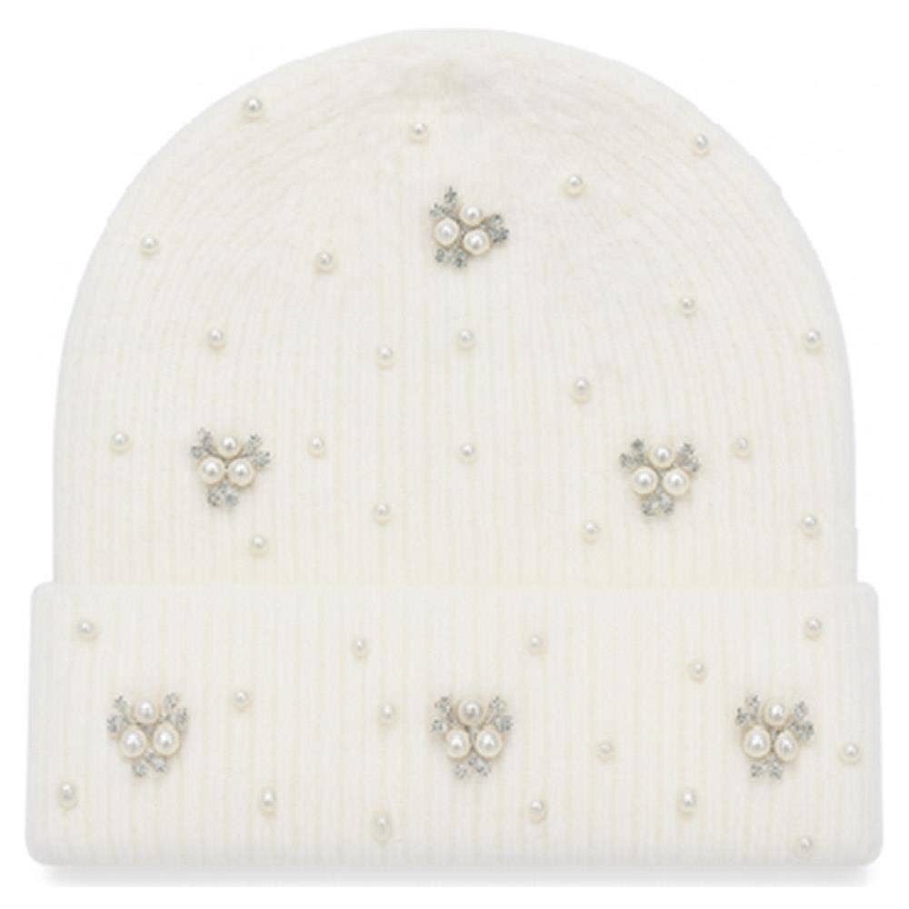 anbfashion - Vente Bonnet – femme - Bonnet en tricot orné de perles et de strass AHT-915690