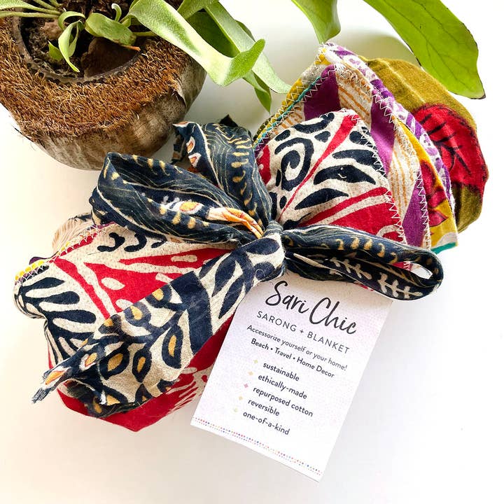 Sari Chic Sarong + Manta para venta al por mayor de WorldFinds