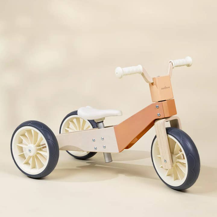 Coco Village - Wholesale Bike/Scooter - Kids - Wooden Balance Bike 3-in-1 - Grapefruit3