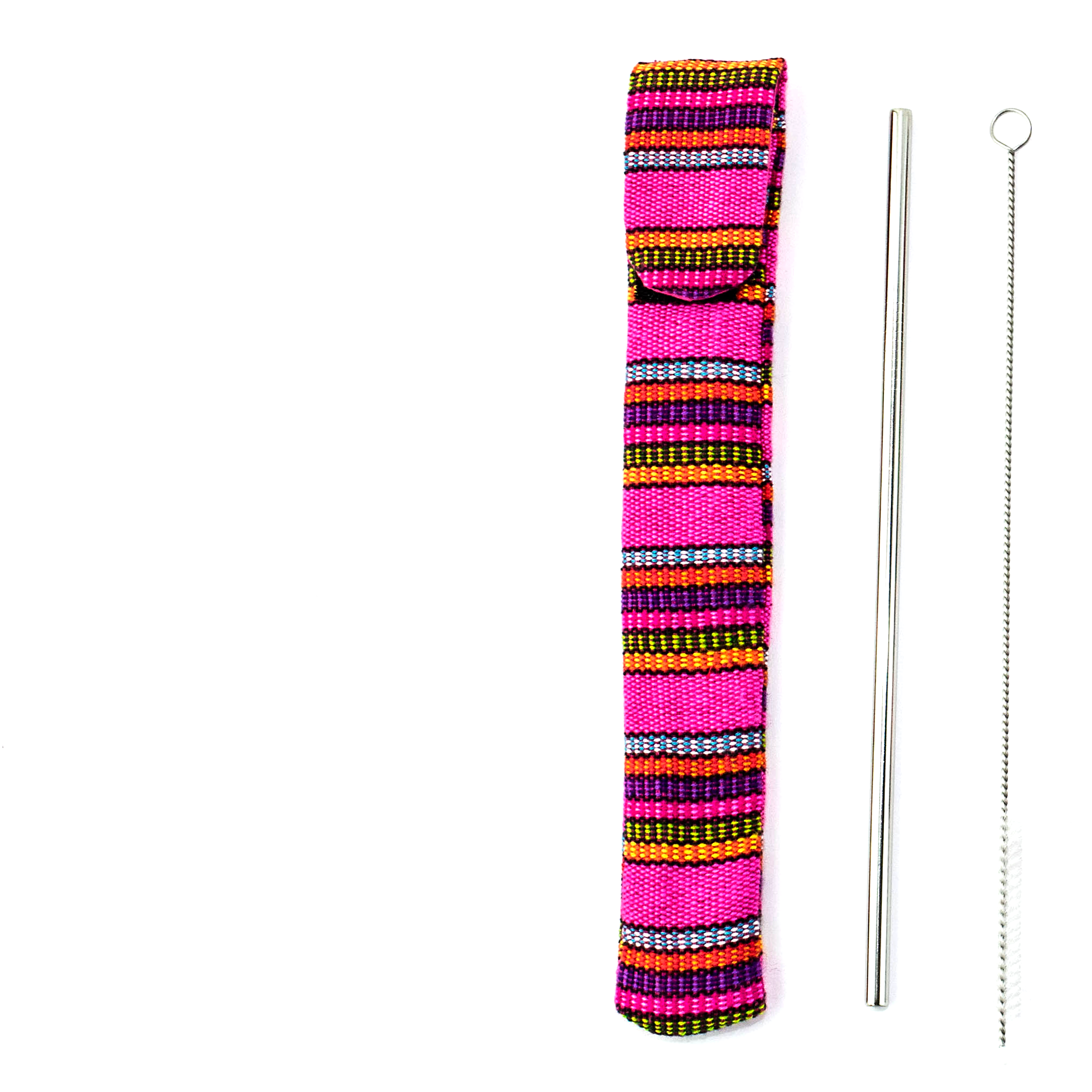 Lumily - Wholesale Drinking Straw - Reusable Sustainable Straw Kit/Straw and Cleaner - Guatemala1