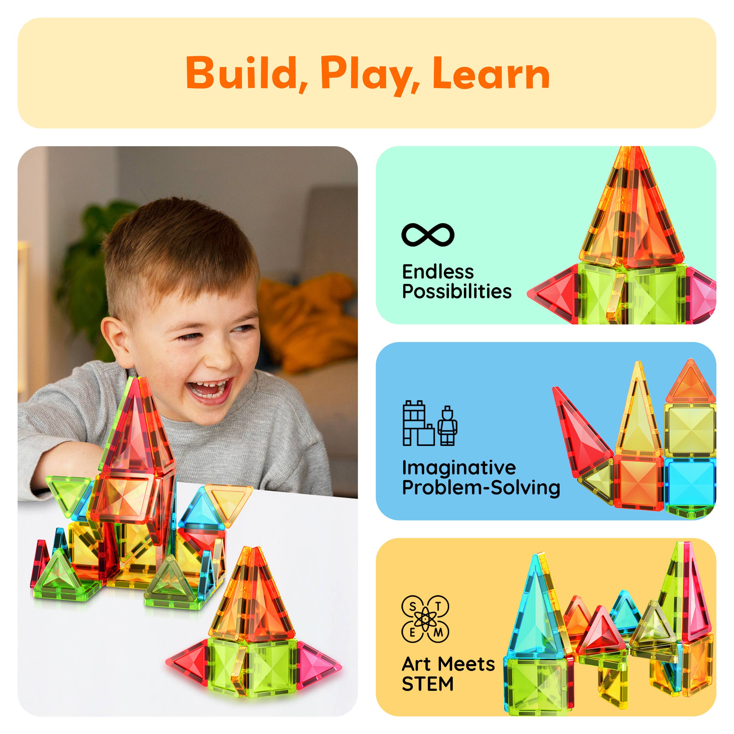 PicassoTiles - Wholesale Building Set - Kids - PicassoTiles 24pc Travel Size Magnetic Tile Building Set3