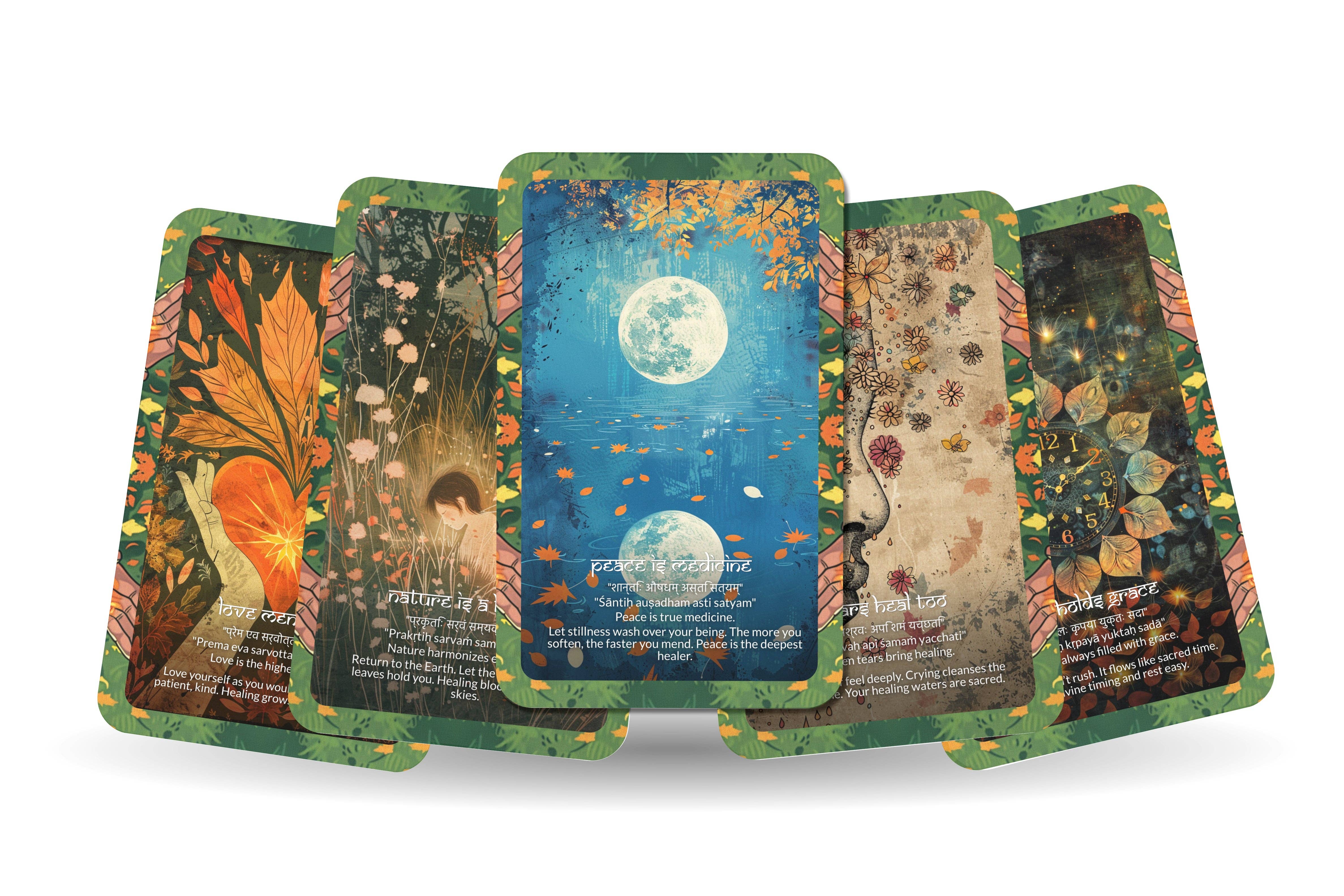 IBIZA TAROT – wholesale Tarot-kort – Healing Mantra – ett orakelkort för återhämtning – 22 orakelkort – återvändande till helhet7