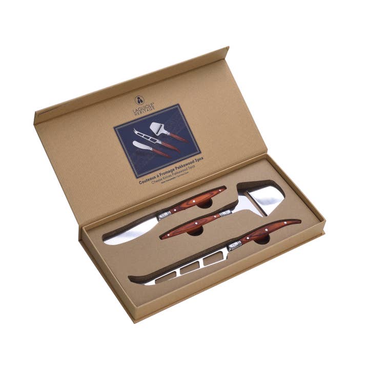 LAGUIOLE HERITAGE - Vente Sets de couteaux - Laguiole Heritage Set de 3 couteaux: à beurre et fromages