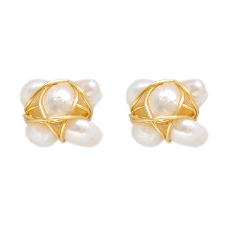 Piñitas flea earrings for wholesale by Arrecife Accesorios