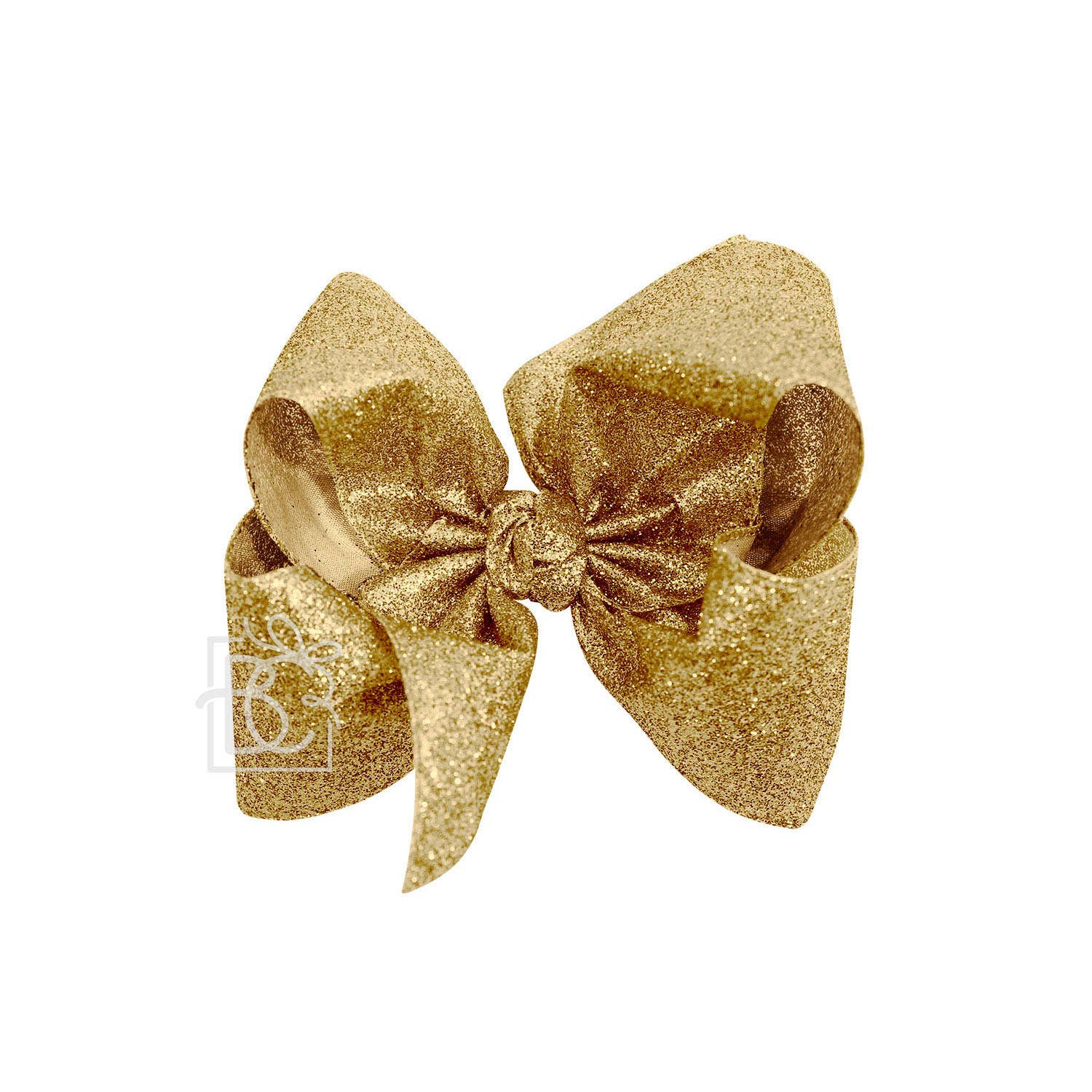 Beyond Creations, LLC - Wholesale Hair Bow - Kids - GLITTER METALLIC BOW ON CLIP36