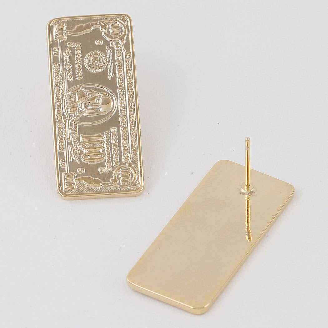 3AM BY H&D ACCESSORIES – Großhandel Ohrstecker – Hundred Bill Ohrstecker1