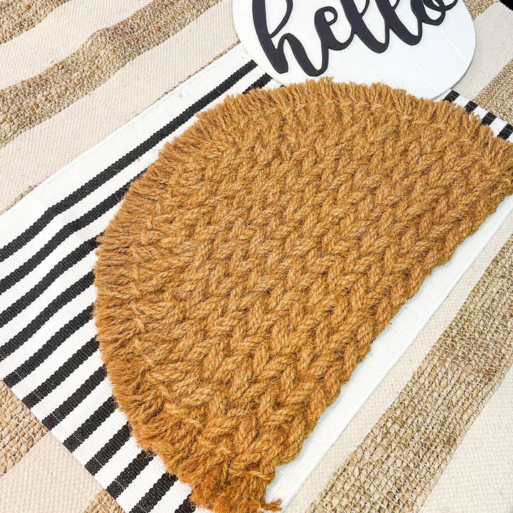 Miss Molly Designs, LLC - Wholesale Area Rug - Black and White Thin Stripe Layering Rug