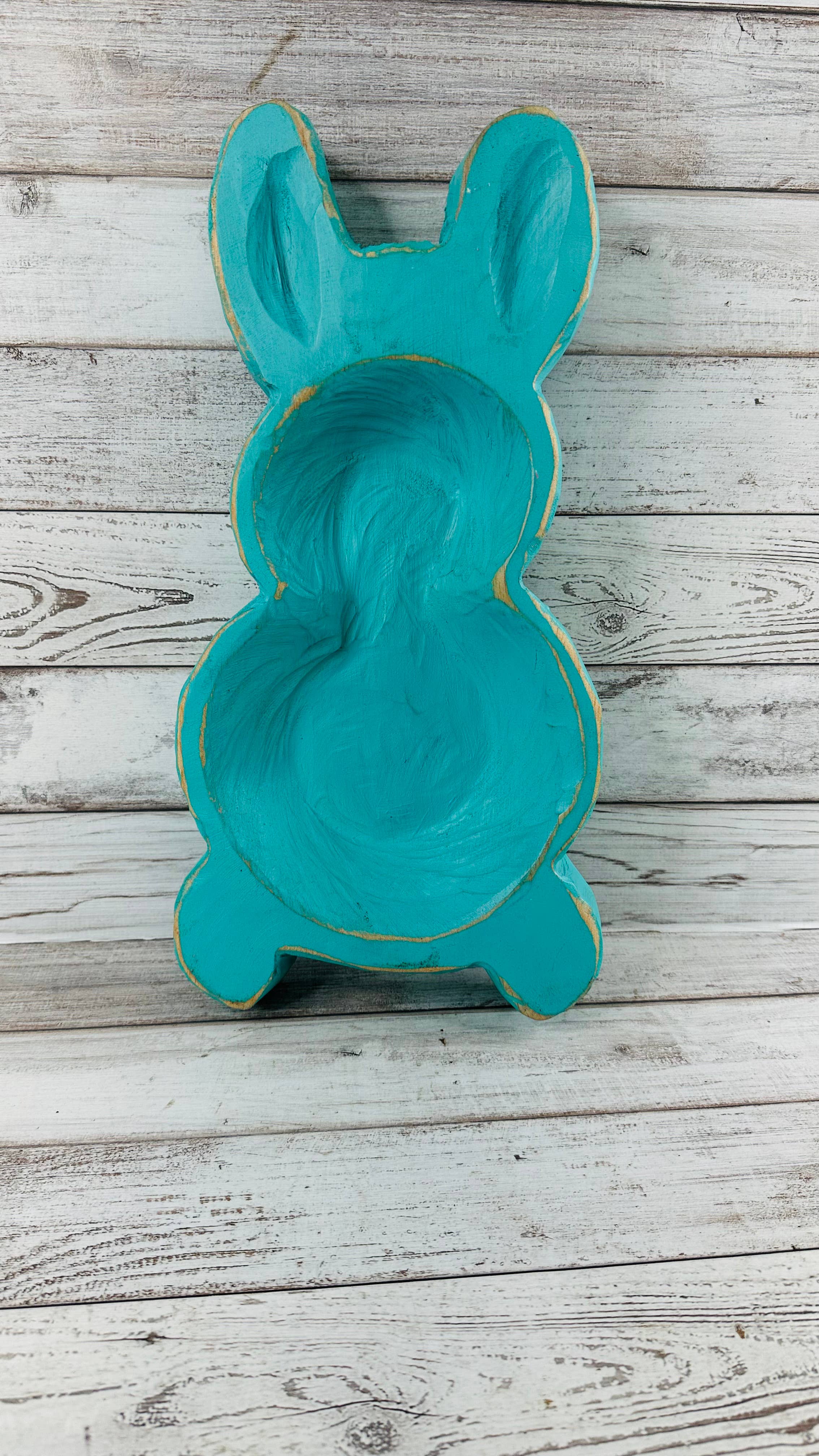 VALENTINA IMPORTS INC - Wholesale Candle Holder - Easter Rabbit Dough Bowl  Candle Ready 8
