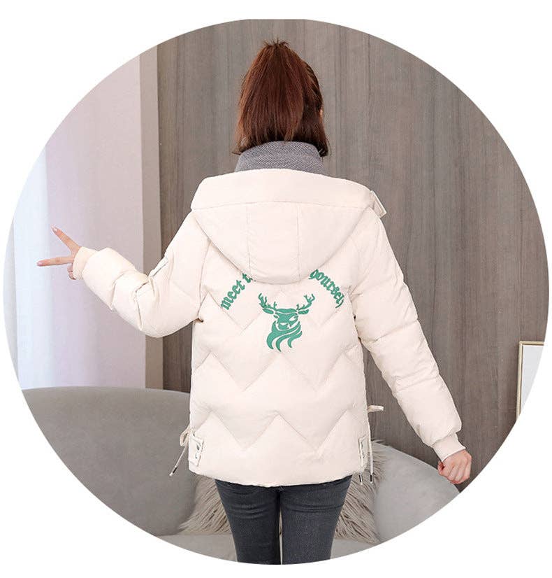 Marayn - Wholesale Puffer Jacket - Women's - Chic 2025 Winter Puffer Jacket Korean Style Warm Loose #244